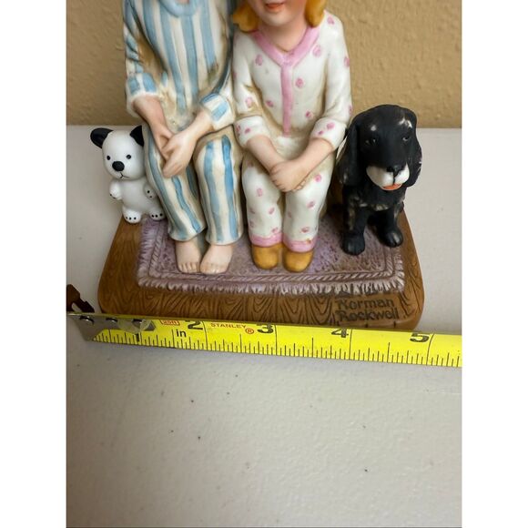 Norman Rockwell Santas Visit 1986 Limited Addition Fine Porcelain collectibles 6 - Picture 11 of 12